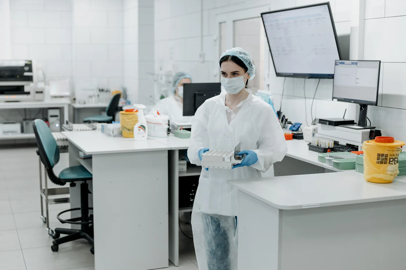 Chemvion team in the laboratory